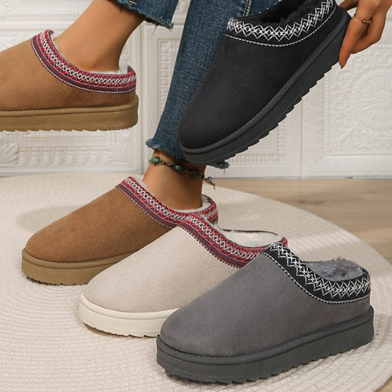 Ethnic Fashion Online - Kadın Kar Botları Günlük Giyilebilir Yün