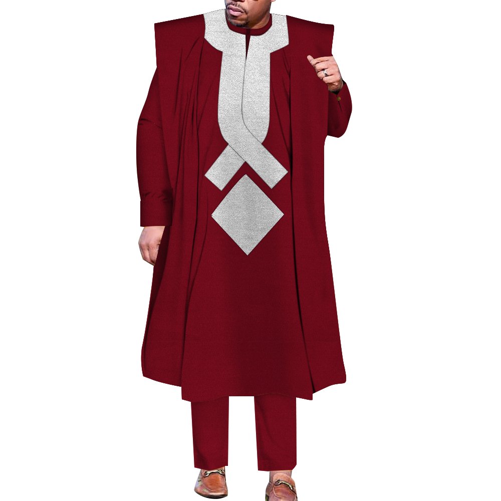 Boubou Men Africa - Afrika erkekler Boubou Dashiki Agbada elbise