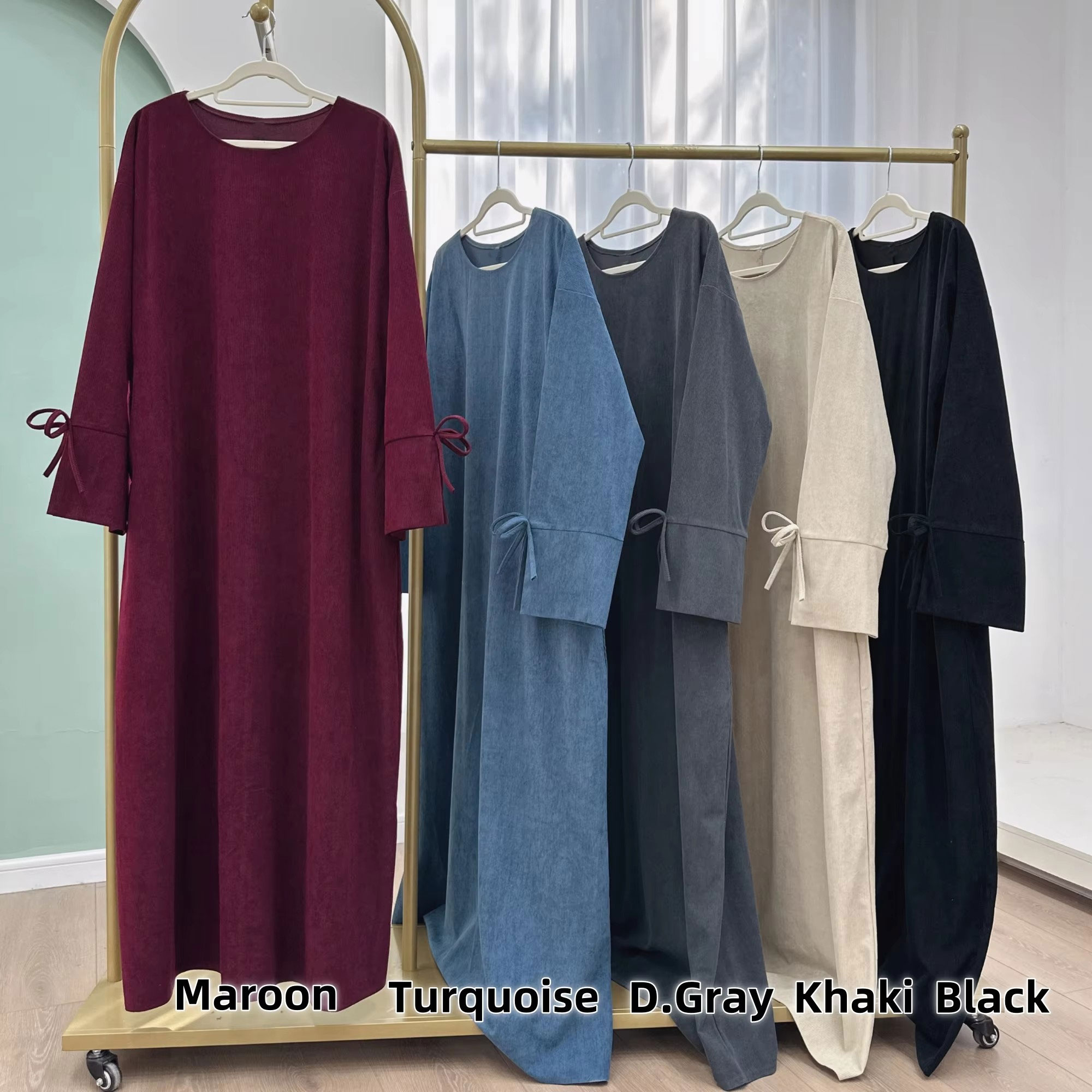 Ramazan Yay-düğüm Dubai Abaya  - Abaya Modest Wear incelemesi ve fiyatı