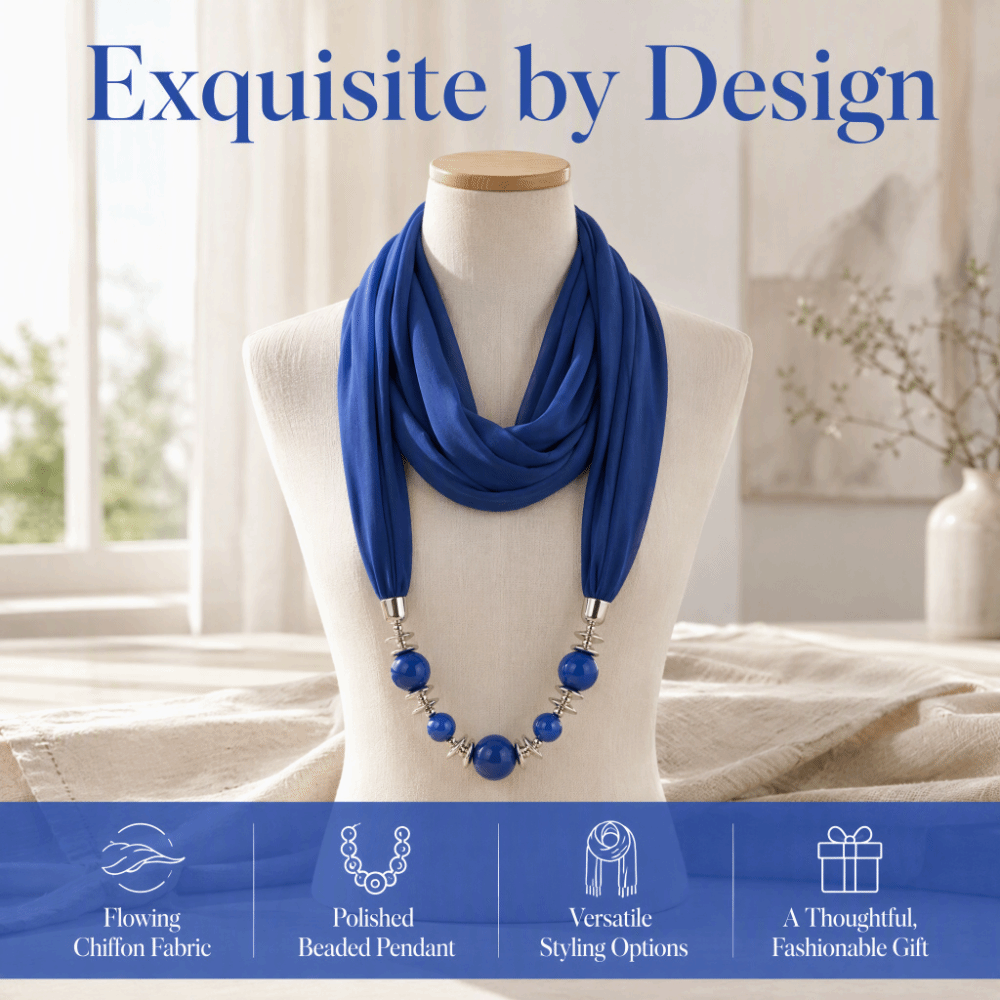 Şifon Eşarp Kolye Boncuklu Etn - Ethnic Fashion Accessories incelemesi ve fiyatı
