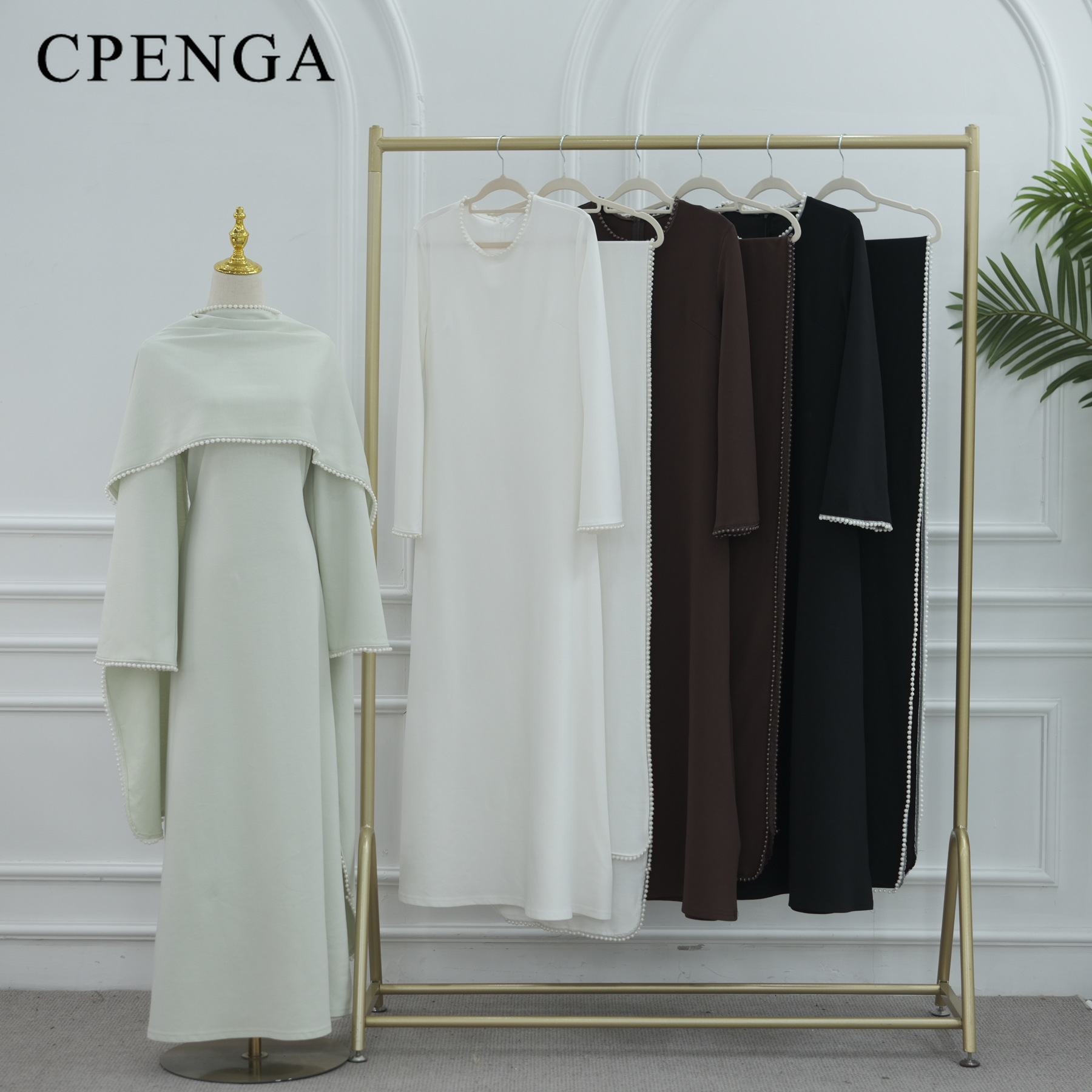 Boncuklu Pelerinli Lüks Dubai  - Abaya Modest Wear incelemesi ve fiyatı