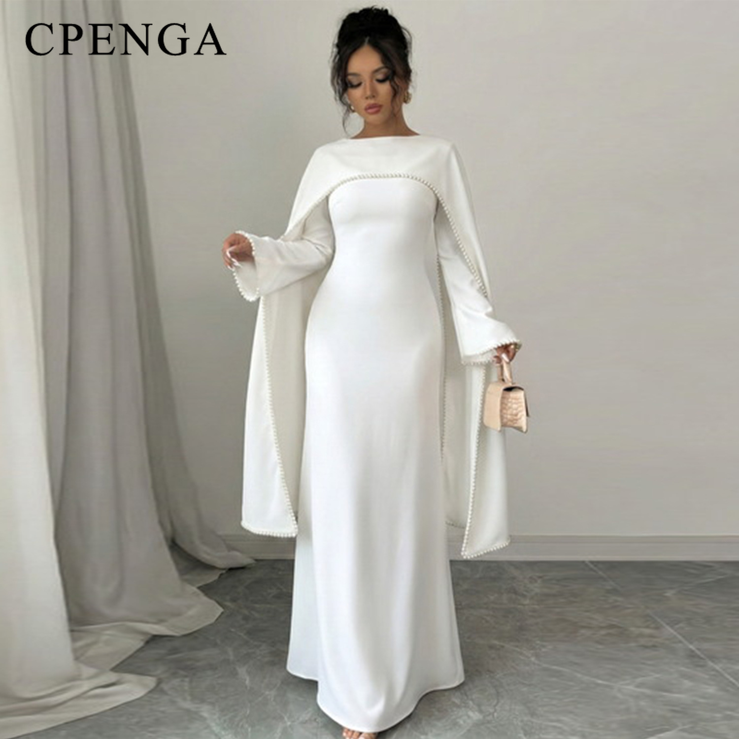 Boncuklu Pelerinli Lüks Dubai  - Abaya Modest Wear incelemesi ve fiyatı